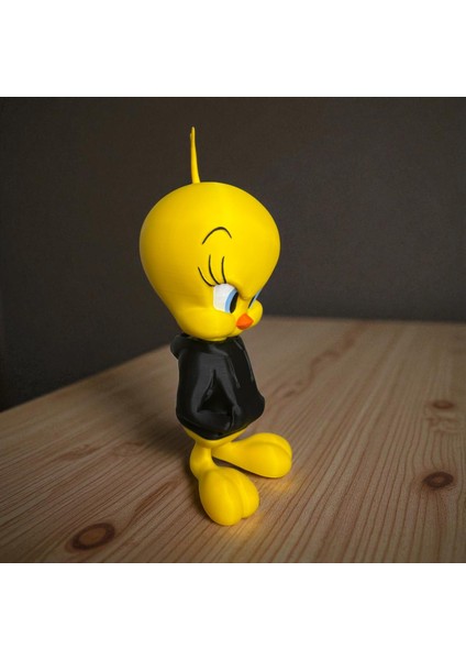 21 cm 3D Baskı Tweety Figürü, Looney Tunes Figür, Çizgi Film Figürü indirimleri