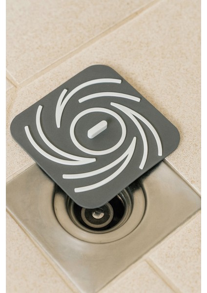Gri Beyaz Renk Kare Kötü Koku Önleyici Silikon Mat Banyo Mutfak Lavabo Balkon Gider Tıpası Kapağı fiyatları