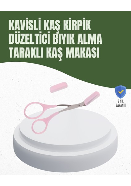 Hassas Kesim Için Kavisli Yüz Bakım Makası