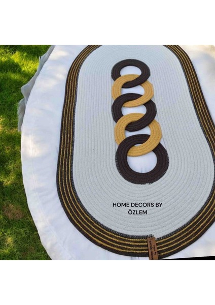 Hasır Dekoratif Örtü Runner Düzenleyici Dekorasyon 70x40 modelleri