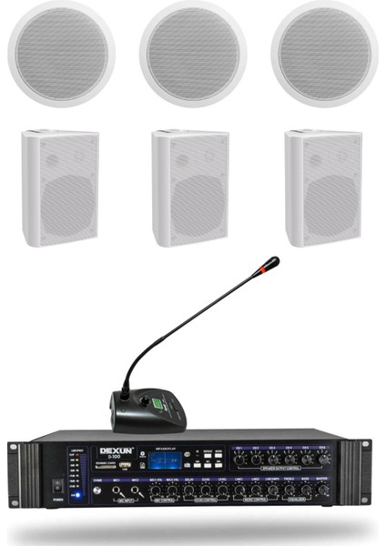 Kürsü Alçıpan Hoparlör Mağaza Dükkan Kafe Seslendirme ve Okul Anons Sistemi fiyatları