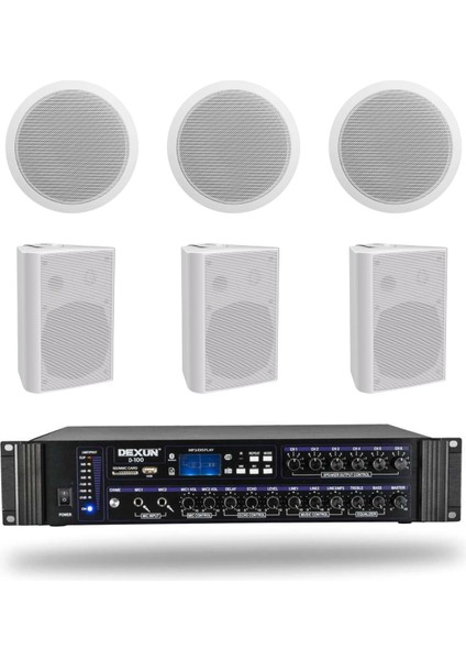 Alçıpan Hoparlör Mağaza Dükkan Kafe Seslendirme ve Okul Anons Sistemi