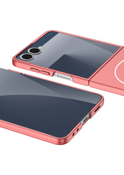 Samsung Galaxy Z Flip 7 Kılıf M-Safe Şarj Özellikli Sert Kıpta Kapak modelleri