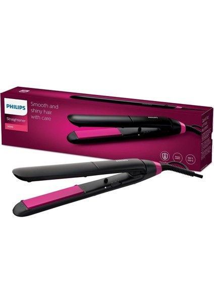 Seramik Saç Düzleştirici, Keratin Katkılı, Termo Koruma, Beyaz, BHS375/00