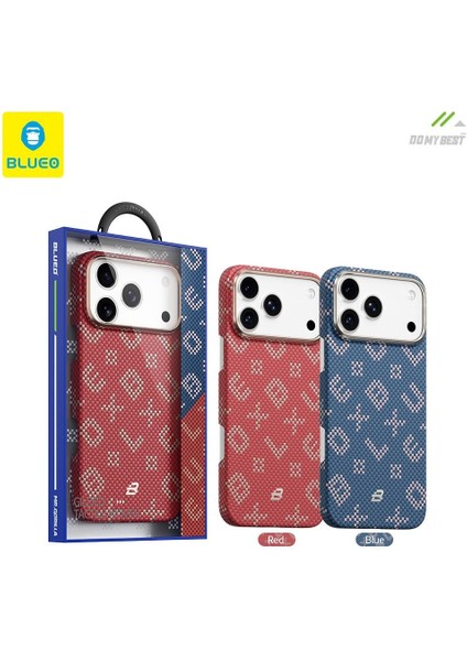 iPhone 17 Pro Max Uyumlu Magsafe Özellikli Suya Çizilmeye Dayanıklı Gilded Fiber Kılıf