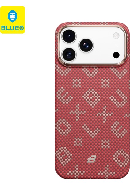 iPhone 17 Pro Max Uyumlu Magsafe Özellikli Suya Çizilmeye Dayanıklı Gilded Fiber Kılıf modelleri