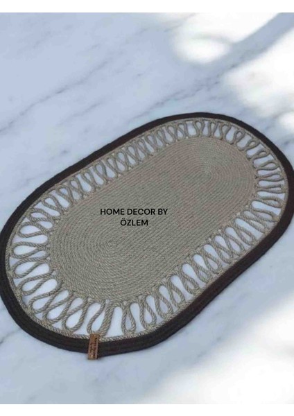 Hasır Dekoratif Örtü Runner Düzenleyici Dekorasyon 70x45 modelleri