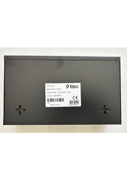 Ttec 10120PG 8 Port 10/100M Poe 2 Port 10/100/1000 Gigabit Uplink Tak Çalıştır 120W Poe Switch modelleri