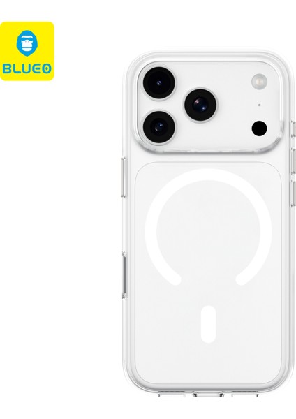 Crystal Pro iPhone 17 Uyumlu Magsafe Özellikli Metal Tuşlu Sert Sararmaya Dayanıklı Kılıf fırsatları