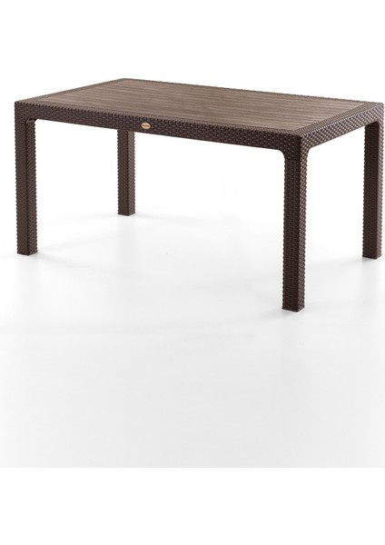 King 6 Kişilik Rattan Masa Sandalye Takımı Kahve modelleri