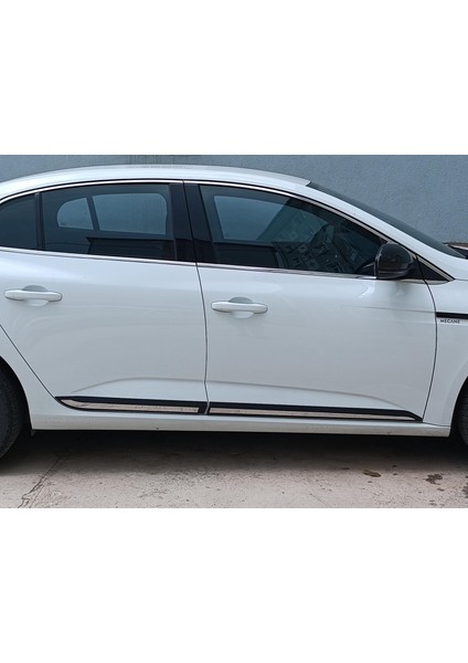 Renault Megane 4 Krom Yan Kapı Sd.abs Çıtası 4 Parça 2015 Sonrası modelleri