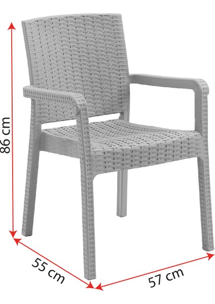 King 2 Kişilik Rattan Masa Sandalye Takımı Cappuccino fırsatları