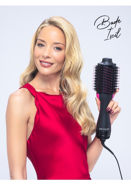 Hızlı ve Parlak Saçlar Için Çok Fonksiyonlu Kurutma ve Şekillendirme Aleti Siyah fırsatları