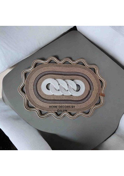 Hasır Dekoratif Örtü Runner Düzenleyici Dekorasyon 62 x 44 fırsatları