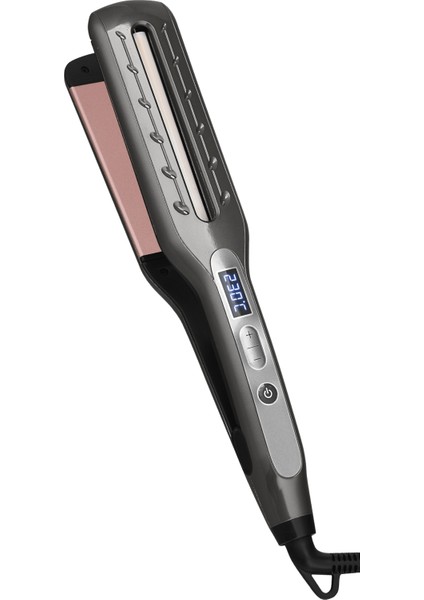 Geniş Yüzeyli Silindirli Saç Düzleştirici, Ince ve Güçlü Saçlar Için