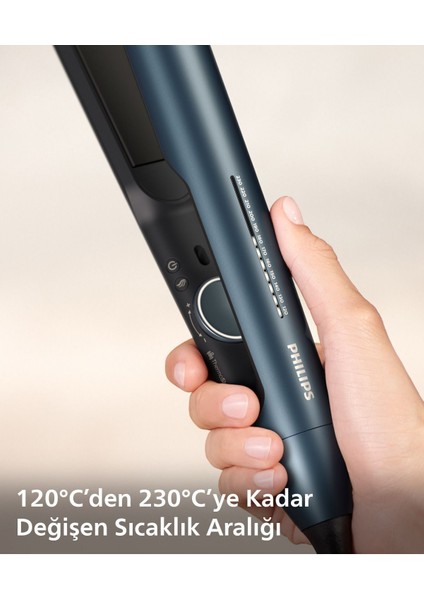 Parlak Metalik Saç Düzleştirici, Argan Yağı, Uv Koruma, Kılıf Hediyeli indirimleri