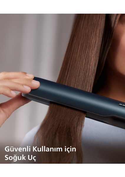 Parlak Metalik Saç Düzleştirici, Argan Yağı, Uv Koruma, Kılıf Hediyeli