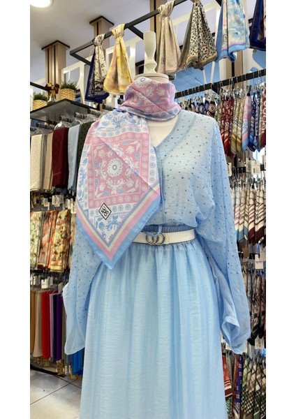 Motif Desenli Eşarp Bebemavi