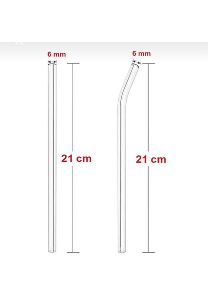 Şeffaf Cam Pipet 12'li Cam Eğimli Pipet (Isıya Dayanıklı) fiyatları