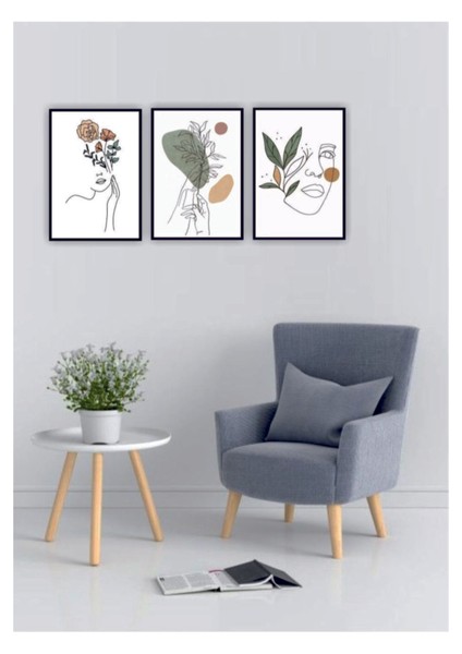 3 Parça Modern Elite Mdf Tablo Set