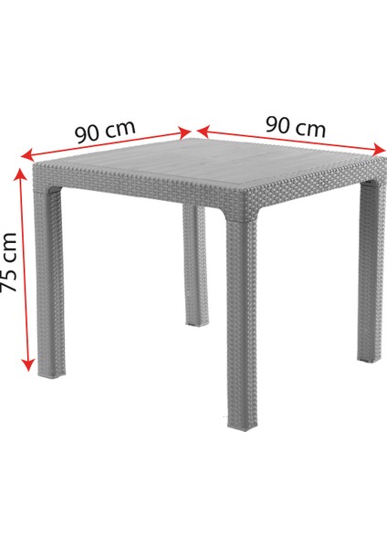 Bamboo 2 Kişilik Rattan Masa Sandalye Takımı Siyah indirimleri