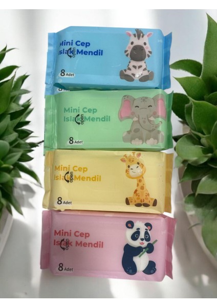 Cep Mendili 4x8 32 Adet Mini Islak Mendil Okul Çantası Taşınabilir fiyatları