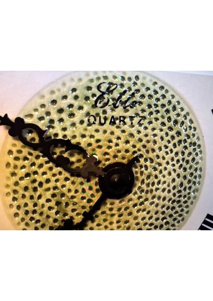 Antika Batı Almanya El Boyama Porselen Duvar Saati - 32 cm x 24 cm Ölçülerinde indirimleri