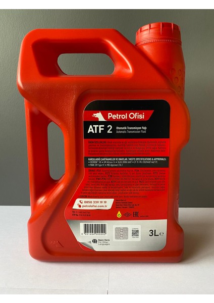 Atf-2 Kırmızı Renk Atf Direksiyon Yağı 3 Litre (07/2024 Üretim) modelleri
