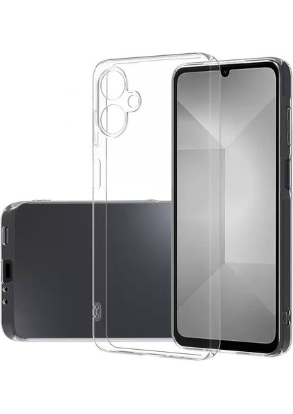 Samsung Galaxy A07 Kılıf Şeffaf Silikon Hibrit Case Kapak