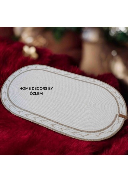 Hasır Dekoratif Örtü Runner Düzenleyici Dekorasyon 70x40 fırsatları