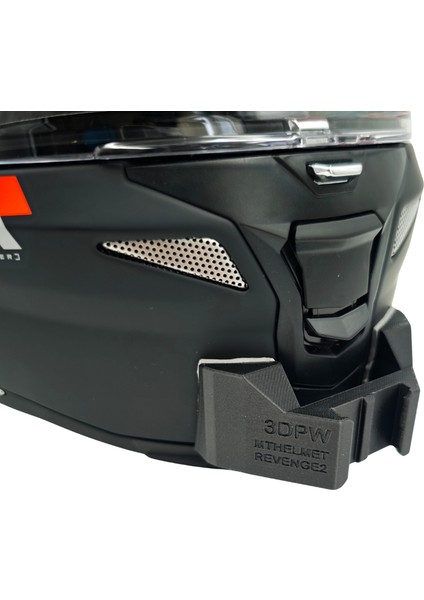 mt Helmets Revenge 2 Kask Uyumlu Aksiyon Kamera Çene Bağlantı Aparatı Seti Chin Mount