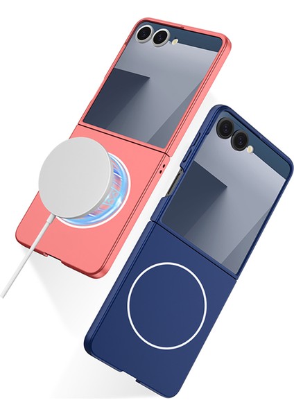 Samsung Galaxy Z Flip 7 Kılıf M-Safe Şarj Özellikli Sert Kıpta Kapak fiyatları