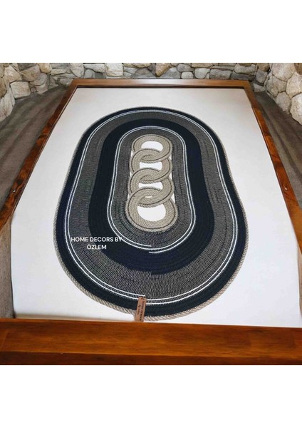 Hasır Dekoratif Örtü Runner Düzenleyici Dekorasyon 68x45 modelleri