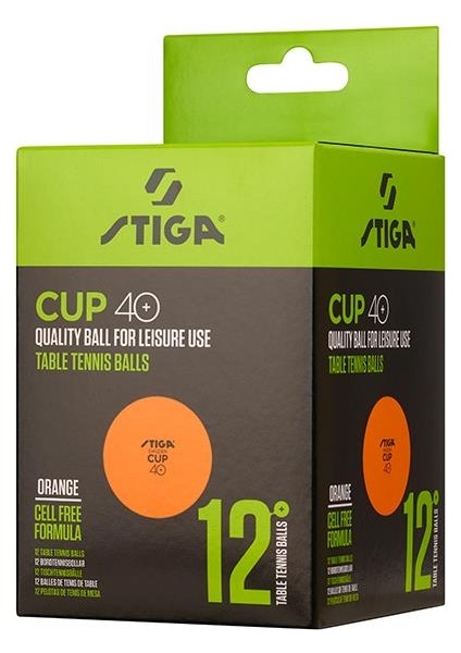 Stiga Table Tennis Ball Cup Pinpon Topu Turuncu 12LI 1110-2503-12 fiyatları