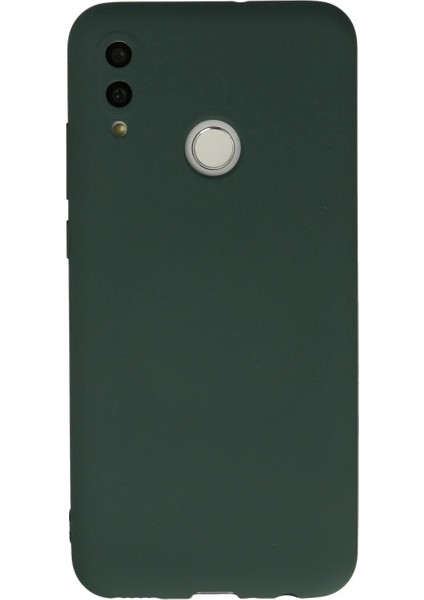 Huawei P Smart 2019 Kılıf Nano Içi Kadife Silikon - Koyu Yeşil