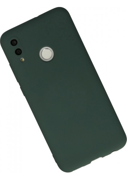 Huawei P Smart 2019 Kılıf Nano Içi Kadife Silikon - Koyu Yeşil fiyatları