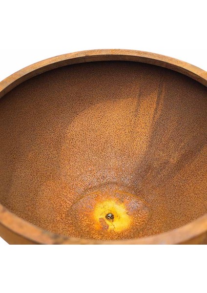 Corten Yuvarlak Saksı Küçük fiyatları