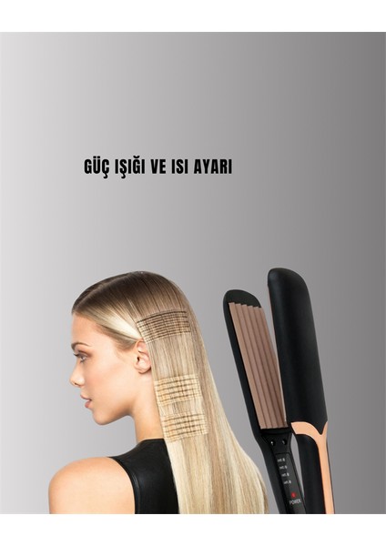 Dempower DP-134 Saç Tost Makinesi – Kolay Kullanım, Hızlı Sonuç, Uzun Süre Kalıcılık fırsatları