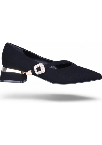 S10 Siyah Saten 3cm Kadın Topuklu Ayakkabı fiyatları
