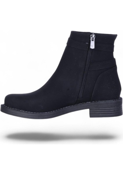 A5 Nubuk Kadın Düz Bot modelleri