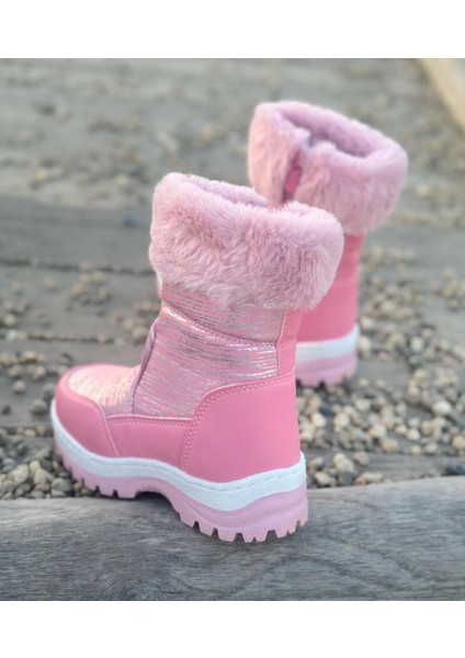 Kürk Detaylı Çocuk Bot, Su Geçirmez Kız Çocuk Bot modelleri