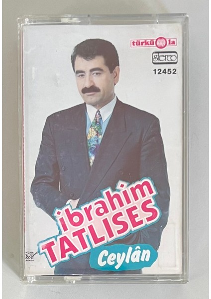 Ibrahim Tatlıses Ceylan Türküola Alman Baskı Kaset (Orjinal Dönem Türküola Baskı Kartonet 7)