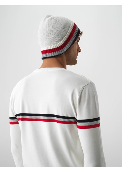 Erkek Ekru Doğal Yün Dokulu Standart Fit Bere fiyatları