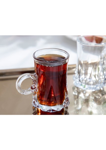 Turuncu 4'lü Cam Çay Bardağı, 170 Ml, Şık ve Dayanıklı Tasarım fiyatları