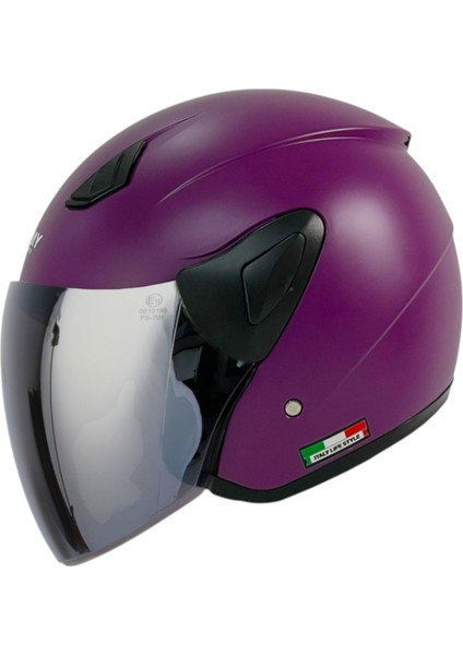 Açık Kask Sw 733 Mürdüm