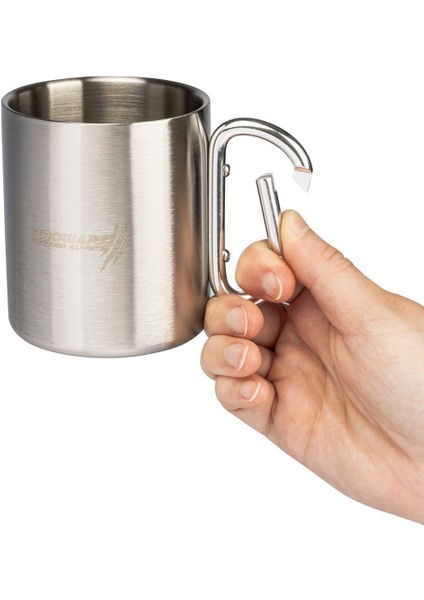 Gri Çift Cidarlı Paslanmaz Çelik Bardak, Sağlam ve Şık Tasarım fırsatları