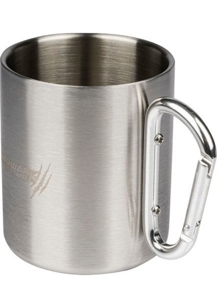 Gri Çift Cidarlı Paslanmaz Çelik Bardak, Sağlam ve Şık Tasarım