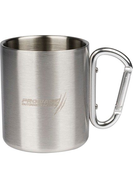 Gri Çift Cidarlı Paslanmaz Çelik Bardak, Sağlam ve Şık Tasarım