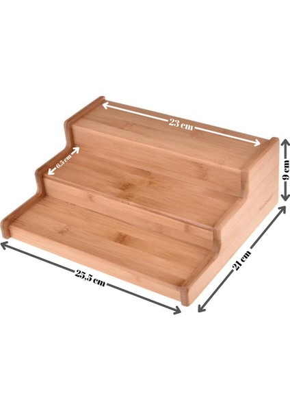 Bej Renkli Şık ve Modern Basamaklı Sunum Ürününüz B0247 fiyatları