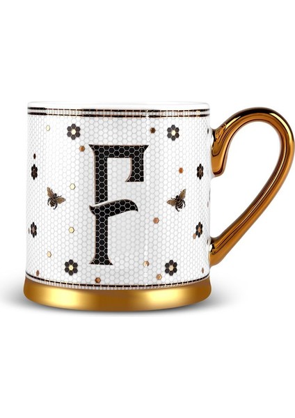 F Harfli 330 ml Kupa, Şık Tasarım ve Kaliteli Malzeme ile Ideal Hediye Seçeneği fiyatları